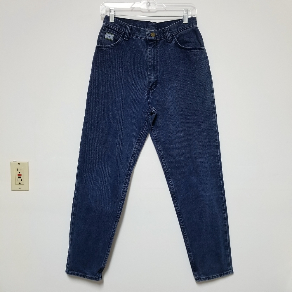 Vintage Wrangler High Waist Mom Jeans Blue 8 x 30